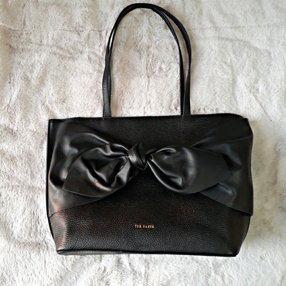 ted baker black bow purse